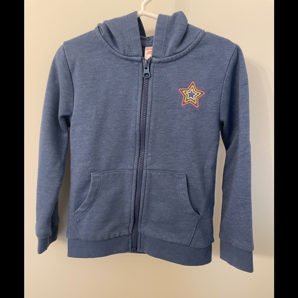 Joe Fresh girls zip up hoodie